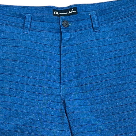 Men's Travis Mathew 11" Golf Shorts Blue/Black‎ Size 36 - Picture 2 of 4